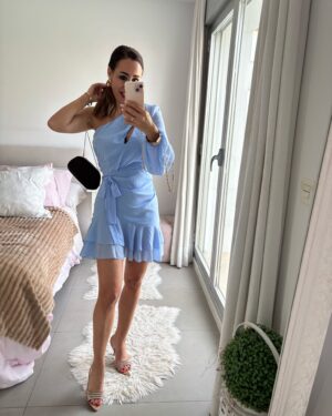 Vestido Celeste