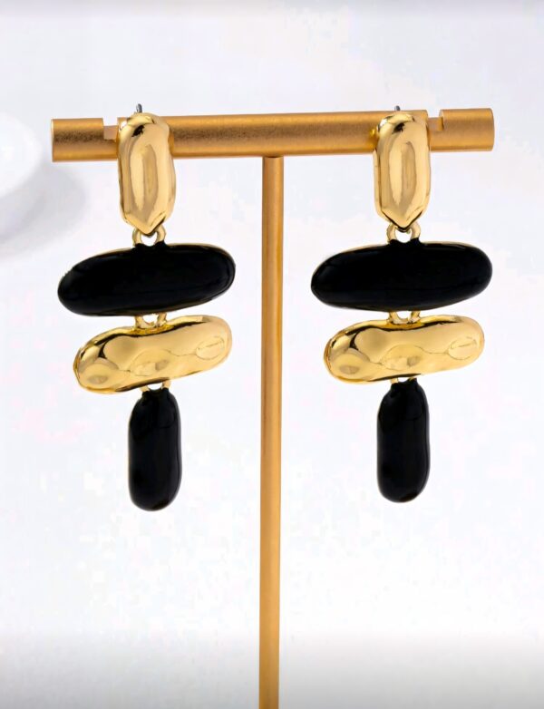 Pendientes Zaira Negro