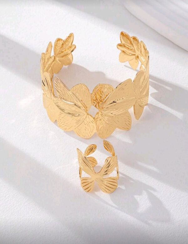 Brazalete + anillo Paris