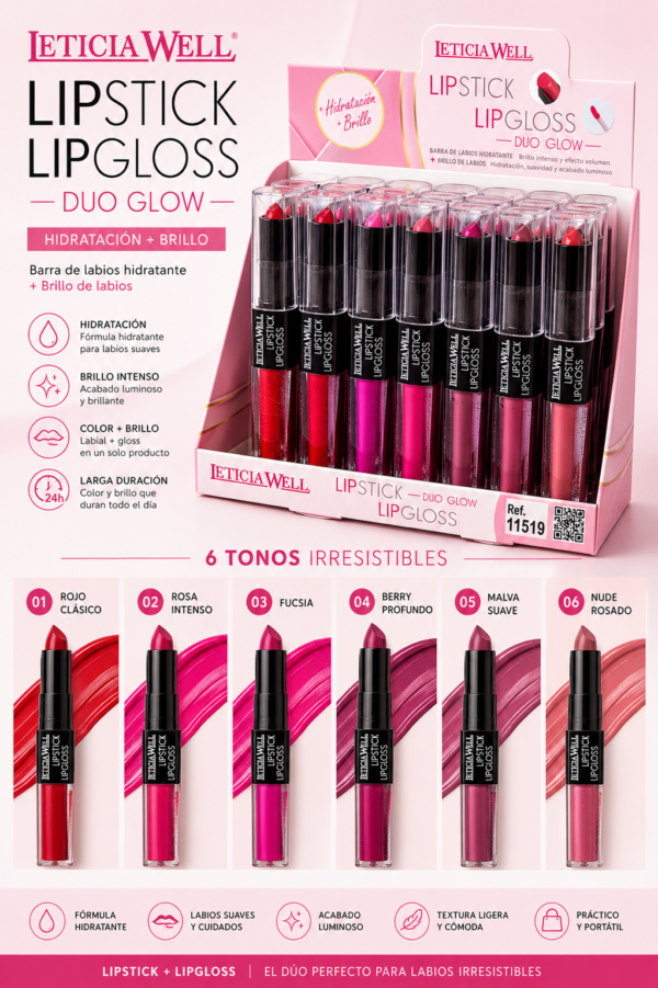Lápiz Labial Duo